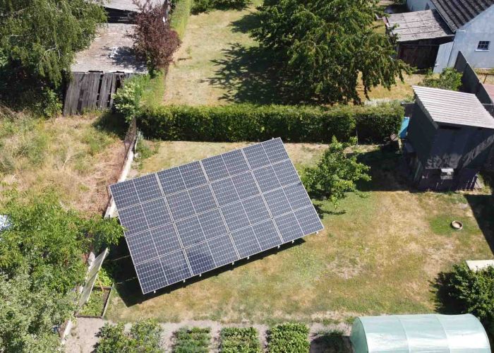 Instalacja fotowoltaiczna o mocy 6,16 KW  w miejscowości Pruszcz